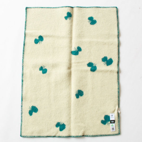 ミニブランケット（65×90）CHOUCHO（ブルーグリーン）