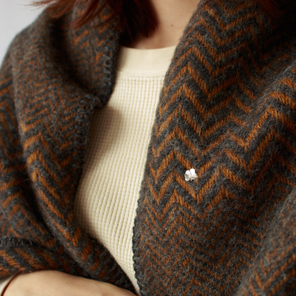 ストールや帽子に ストールや帽子に