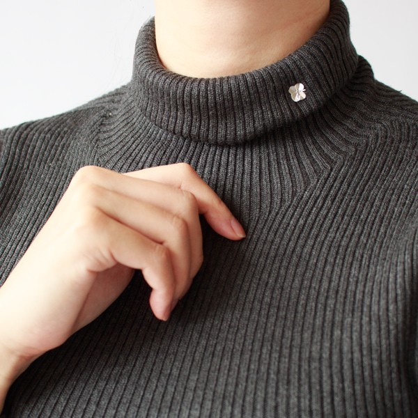 タートルの襟元に タートルの襟元に