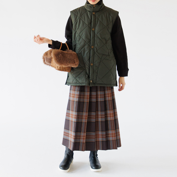 あけびのかご（台形並編）に（BROWN）