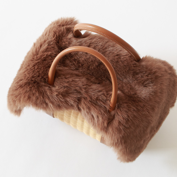 上から見るともふもふのデザイン（BROWN）