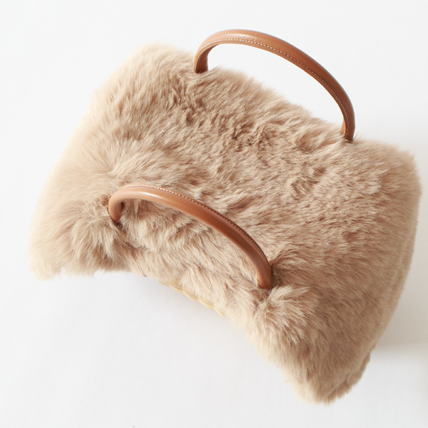 籐ミニトート 別注ステッチに合わせて（CREAM）