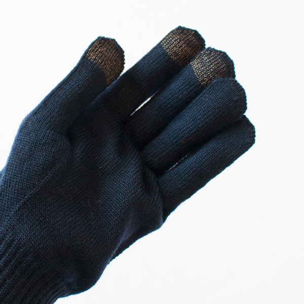 メンズニットグローブ(Navy)