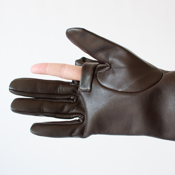 人差し指だけ外せる作り(BROWN) 人差し指だけ外せる作り(BROWN)