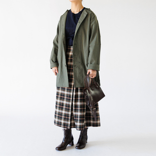 身長160cm・KHAKI 身長160cm・KHAKI