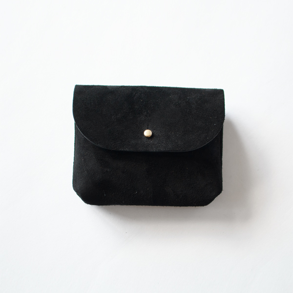 KUDU NAKED フラップポーチ S(BLACK)