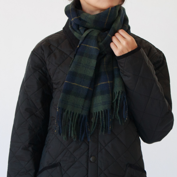 落ち着いたトーンのタータンチェック(OLIVE NIGHT)