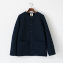 ウールジャケット WOOL COLLARLESS JACKET