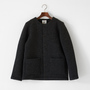 ウールジャケット WOOL COLLARLESS JACKET