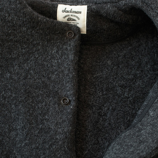 ウールジャケット WOOL COLLARLESS JACKET(Heather Black) ウールジャケット WOOL COLLARLESS JACKET(Heather Black)