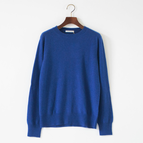Super Fine Soft Cashmere カシミヤクルーネックセーター（Royal Blue）