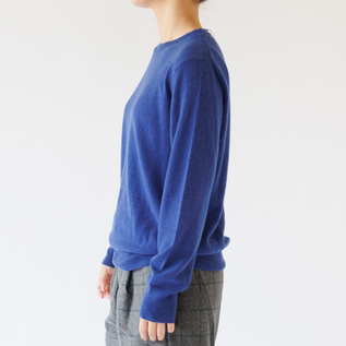 Super Fine Soft Cashmere カシミヤクルーネックセーター ／ANSPINNEN