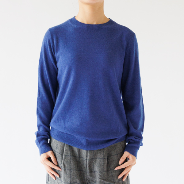 Super Fine Soft Cashmere カシミヤクルーネックセーター ／ANSPINNEN