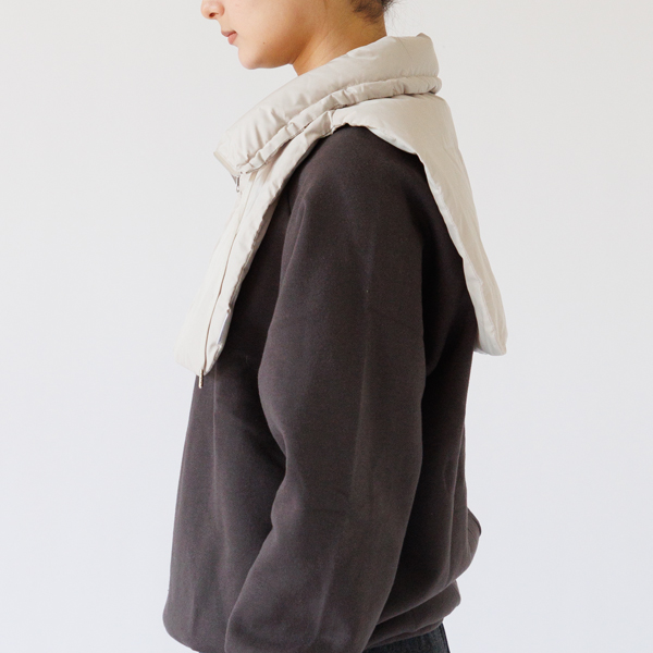 ダウンネックウォーマー STAND COLLAR DOWN PARTS(Greige) ダウンネックウォーマー STAND COLLAR DOWN PARTS(Greige)