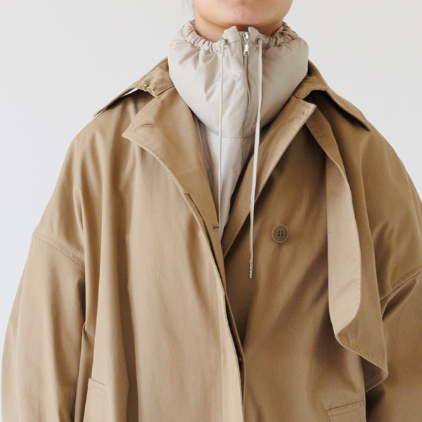 きゅっと締めればさらに暖かく。 きゅっと締めればさらに暖かく。