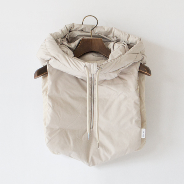 ダウンネックウォーマー HOOD DOWN PARTS(Greige)