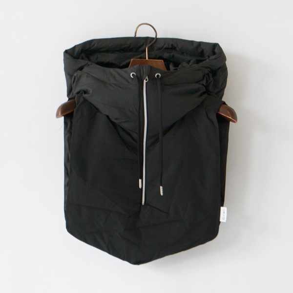 ダウンネックウォーマー HOOD DOWN PARTS(Black)
