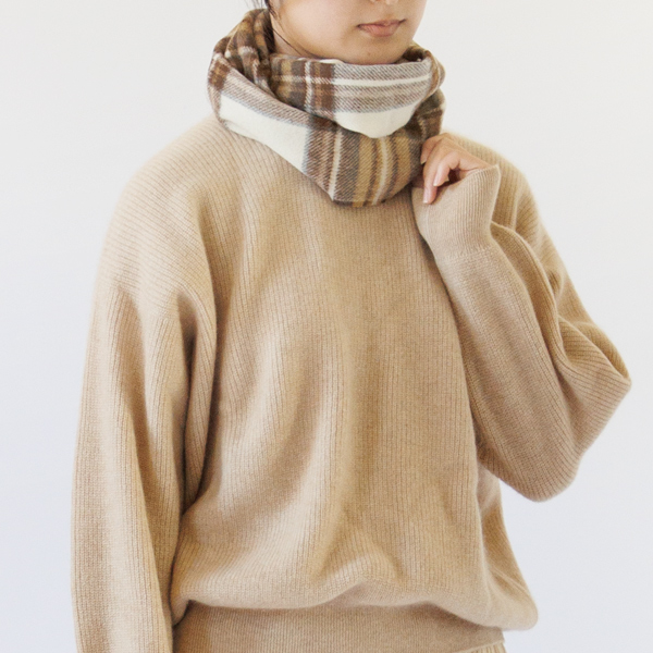 優しい雰囲気のタータンチェエック