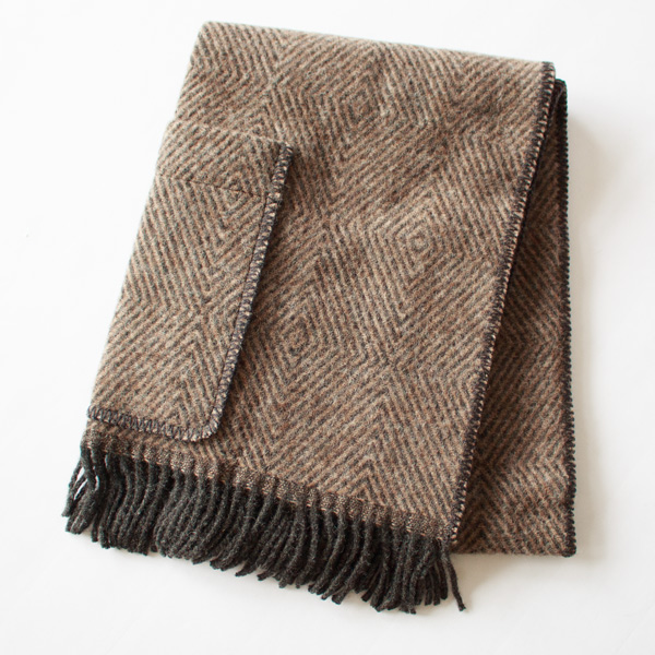 ポケットショール MARIA(BROWN-BLACK)