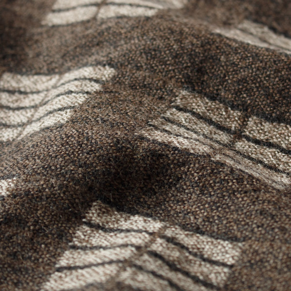 高品質な南米産のウールを使用(whitebrown) 高品質な南米産のウールを使用(whitebrown)