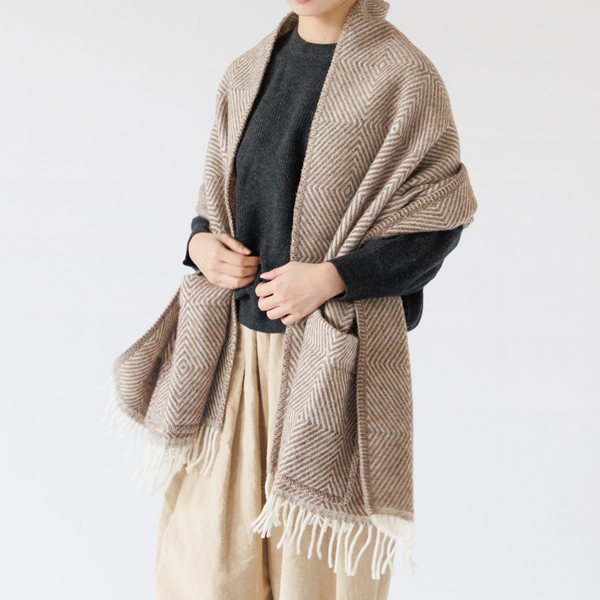 ポケットショール MARIA(MARIA BROWNWHITE)