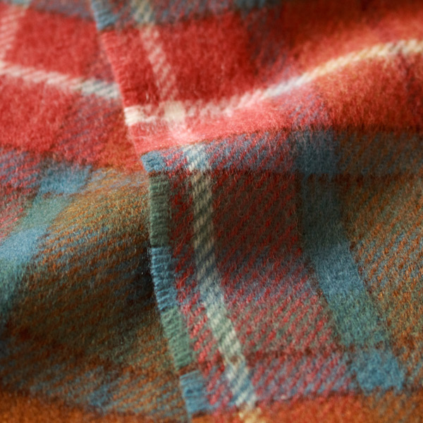 タータンチェックマフラー（ANTIQUE BUCHANAN）