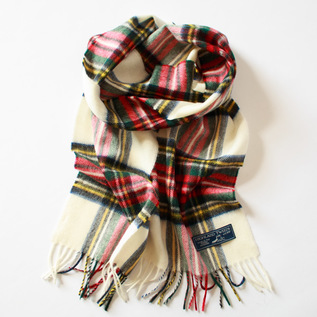 タータンチェックマフラー