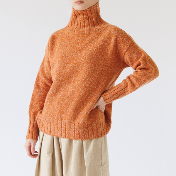 タートルネックセーター (LIGHT BROWN)身長163cm タートルネックセーター (LIGHT BROWN)身長163cm