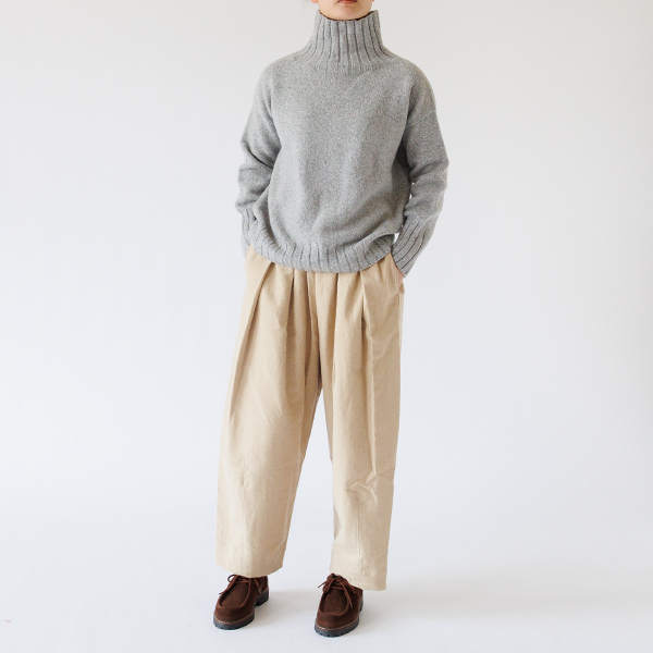 タートルネックセーター (COYOTE)身長163cm タートルネックセーター (COYOTE)身長163cm
