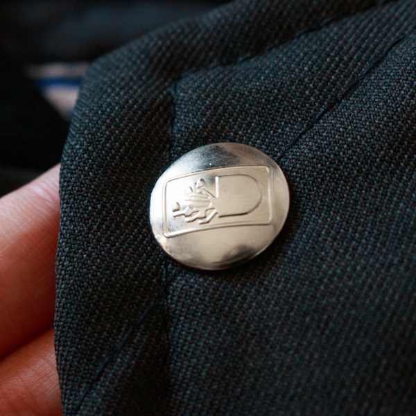 ニッケル製のドームスナップ ニッケル製のドームスナップ