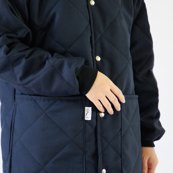 袖のリブが保温を高めます 袖のリブが保温を高めます