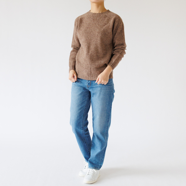 クルーネックセーター (Tundra) 身長163cm サイズ38着用 クルーネックセーター (Tundra) 身長163cm サイズ38着用