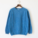 クルーネックセーター Cobalt