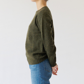 クルーネックセーター Scots Pine／Harley of Scotland（ハーレーオブ