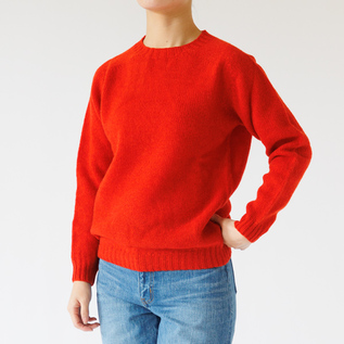 クルーネックセーター Carmen／Harley of Scotland（ハーレーオブ