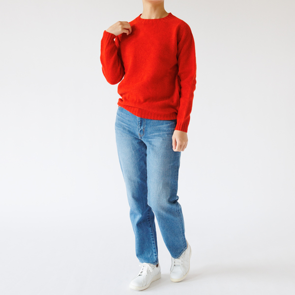 クルーネックセーター (Carmen) 身長163cm サイズ38着用 クルーネックセーター (Carmen) 身長163cm サイズ38着用