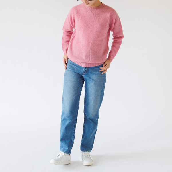 クルーネックセーター(Sakura) 身長163cm サイズ38着用 クルーネックセーター(Sakura) 身長163cm サイズ38着用