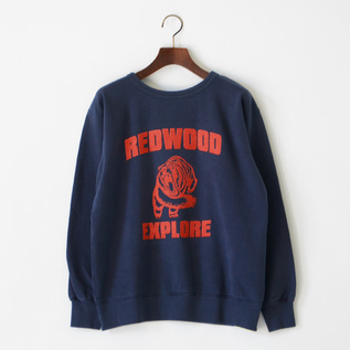 ヴィンテージ風クルーネックスウェット