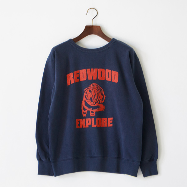 ヴィンテージ風クルーネックスウェット(NIGHT OCEAN) ヴィンテージ風クルーネックスウェット(NIGHT OCEAN)