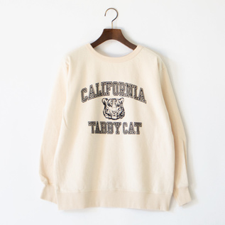 ヴィンテージ風クルーネックスウェット