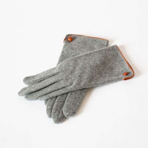 女性用カシミヤ手袋 Cholet GREY 女性用カシミヤ手袋 Cholet GREY