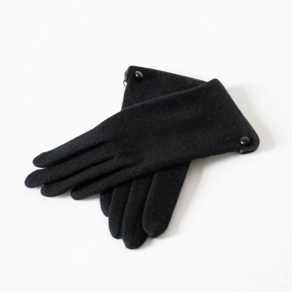 女性用カシミヤ手袋 Cholet BLACK 女性用カシミヤ手袋 Cholet BLACK