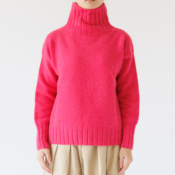 タートルネックセーター (PINK)身長163cm タートルネックセーター (PINK)身長163cm
