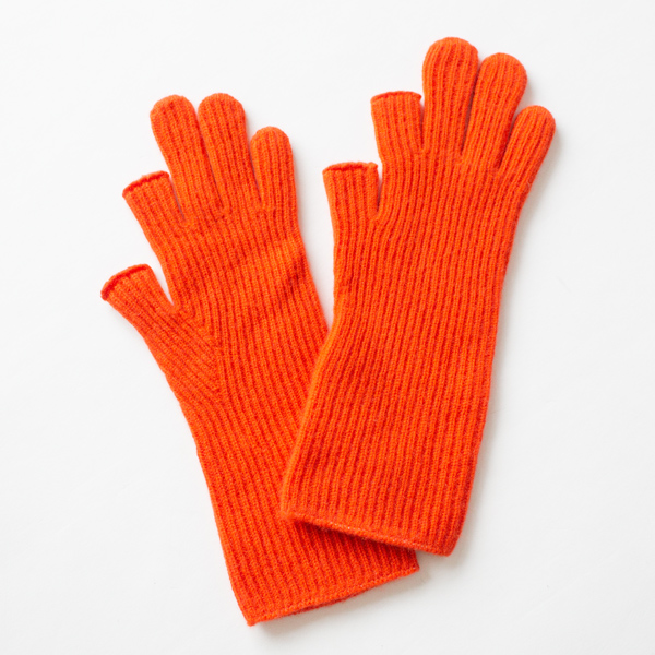 モンゴルカシミヤ スマートタッチ手袋(ORANGE) モンゴルカシミヤ スマートタッチ手袋(ORANGE)