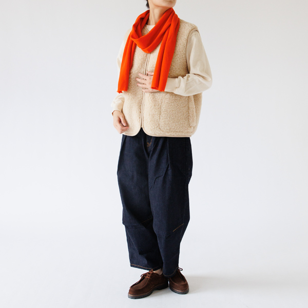 防寒具としてだけでなく、ファッションのワンポイントになる鮮やかさ(ORANGE) 防寒具としてだけでなく、ファッションのワンポイントになる鮮やかさ(ORANGE)