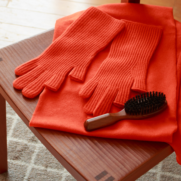 モンゴルカシミヤ スマートタッチ手袋とお揃いで(ORANGE) モンゴルカシミヤ スマートタッチ手袋とお揃いで(ORANGE)