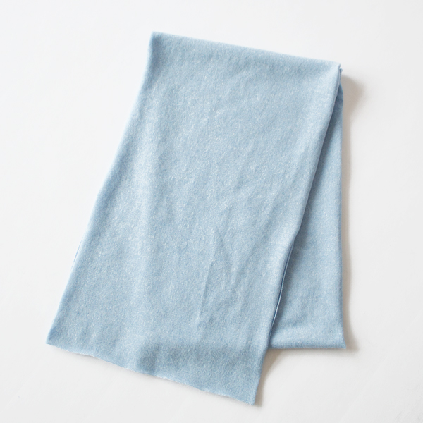 モンゴルカシミヤ ライトマフラー(PALE BLUE) モンゴルカシミヤ ライトマフラー(PALE BLUE)
