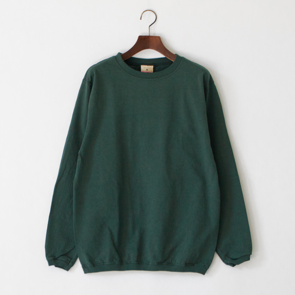 クルーネックロングスリーブTシャツ DK.GREEN