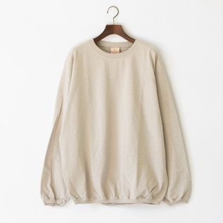 クルーネックロングスリーブTシャツ MLK.GRY