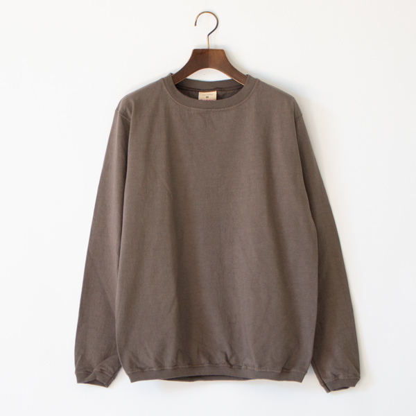 クルーネックロングスリーブTシャツ SMK.GREY